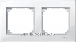 Merten SM M-Plan Бел глянц Рамка 2-ая (MTN515219)